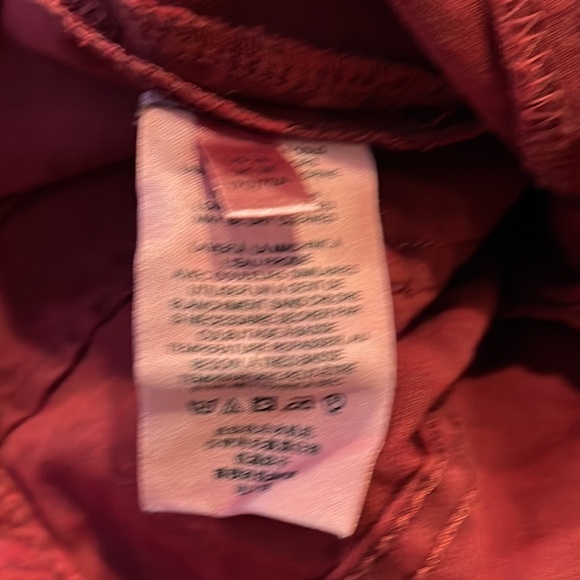 Anthropologie  Pilcro Flocked High-Rise Leggings size 28 raspberry colo - Picture 13 of 16